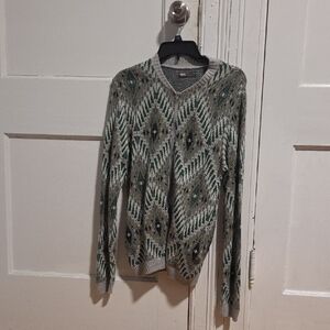 ASOS Multicolor Geometric Crewneck Sweater
